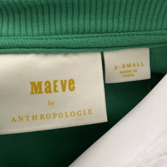 ANTHROPOLOGIE Maeve Green If We Don't Change It Graphic Sweatshirt - Picture 9 of 10